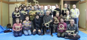大阪府深江でのしめ縄作り！