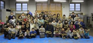 岡山県でのしめ縄作り！