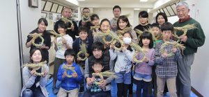 東京都大田区でのしめ縄作り！