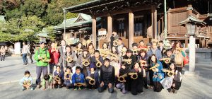 福岡県でのしめ縄作り！